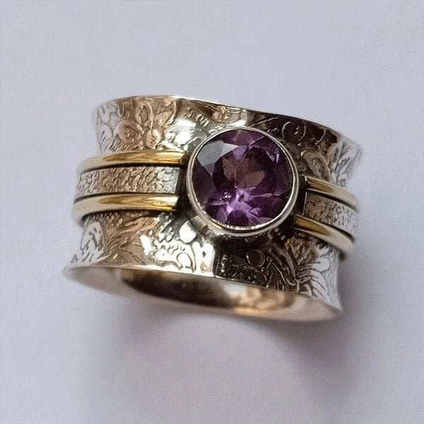 Anillo para meditación hecho de cristal de Bohemia (imagen 6)