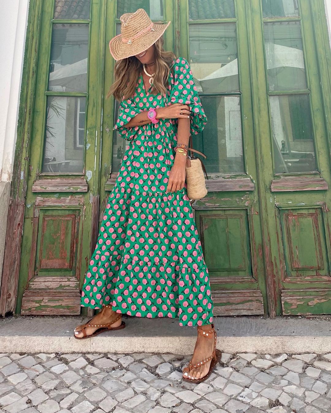 Vestido largo boho — modelo Isabel™ (imagen 8)
