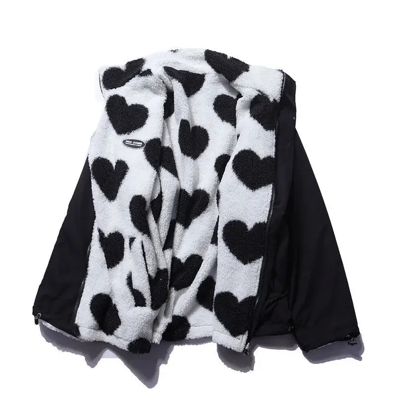 Chaqueta Reversible con Corazones — modelo Rosa™ (imagen 9)