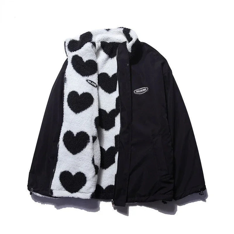 Chaqueta Reversible con Corazones — modelo Rosa™ (imagen 3)