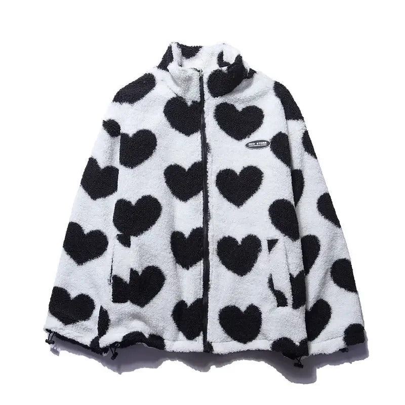 Chaqueta Reversible con Corazones — modelo Rosa™ (imagen 8)