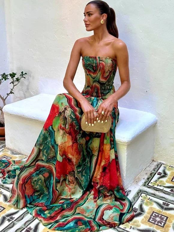 Vestido Marta™ - Elegancia floral vibrante para momentos especiales (imagen 4)