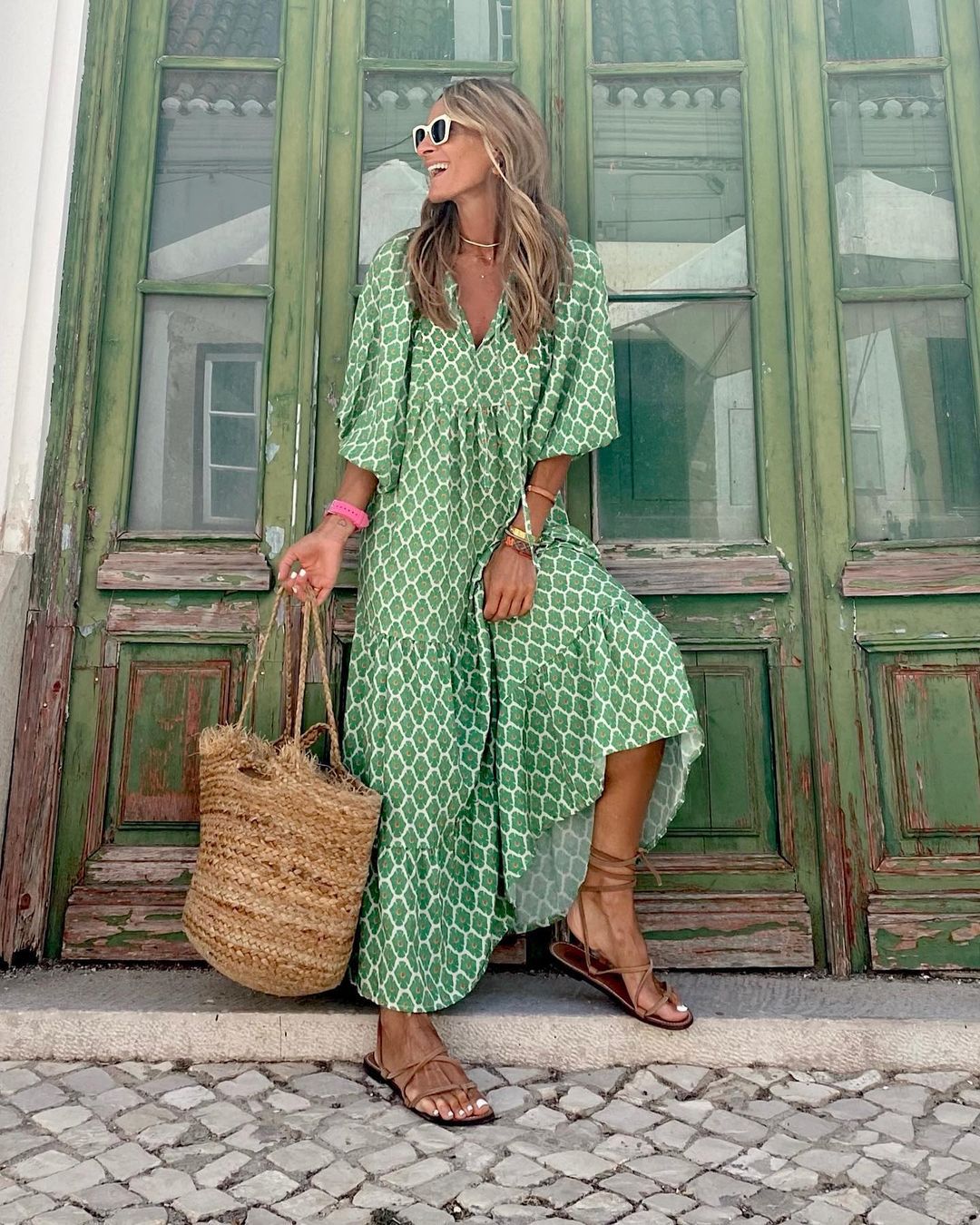 Vestido largo boho — modelo Isabel™