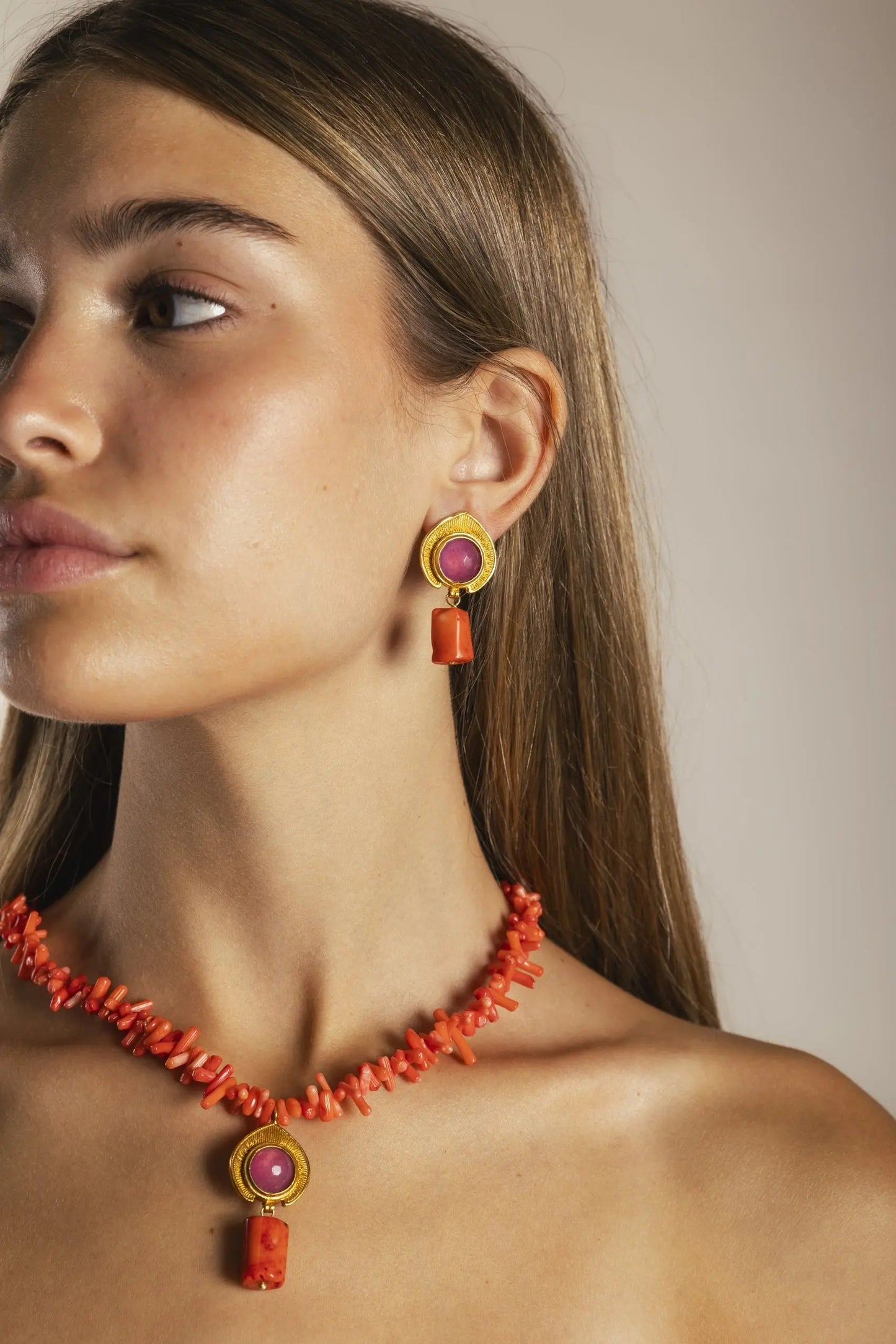 Collar Cecile Corales CO03 (imagen 4)
