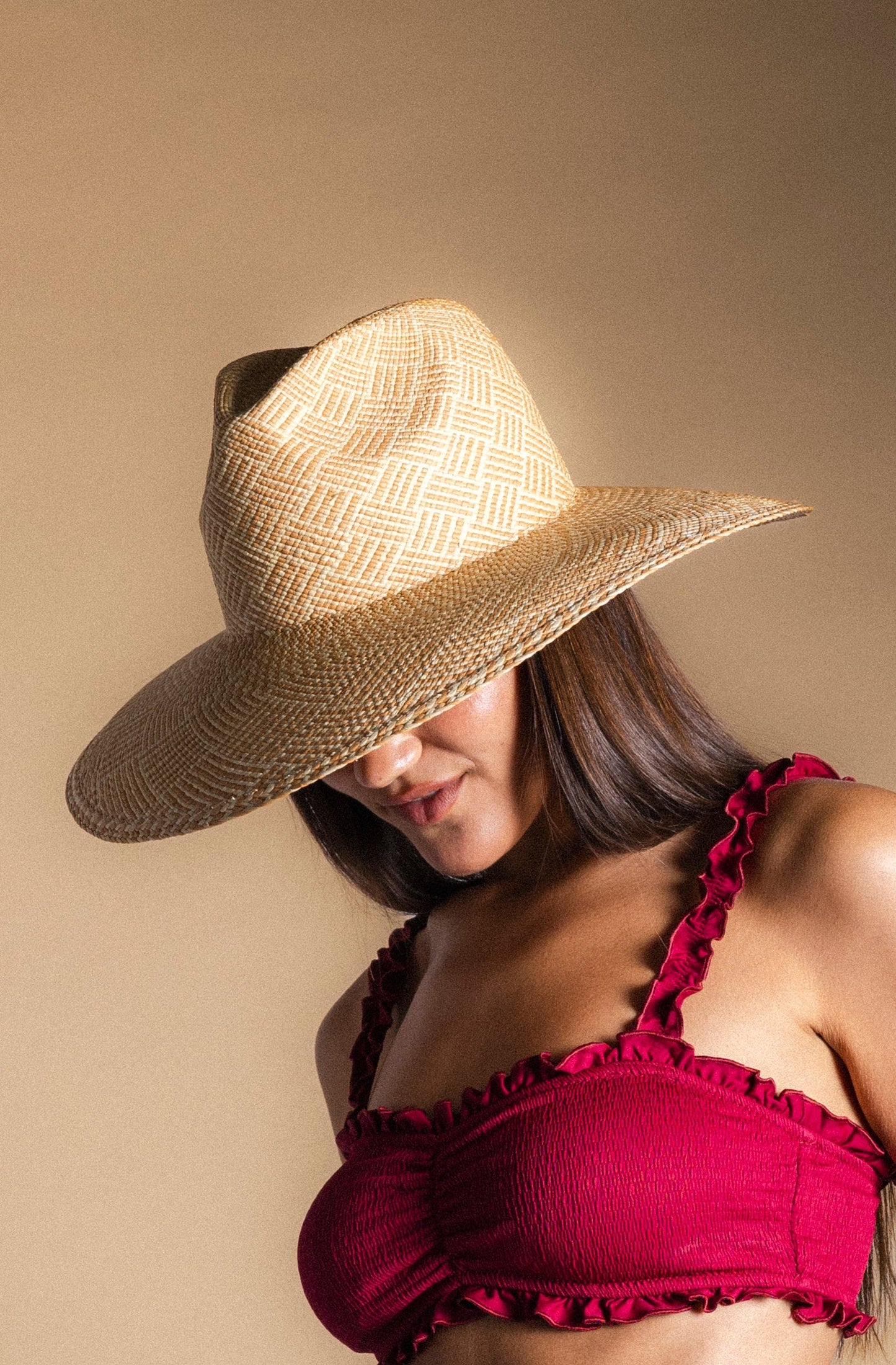 Sombrero de rafia Panamá - diseño artesanal y ligero (imagen 2)