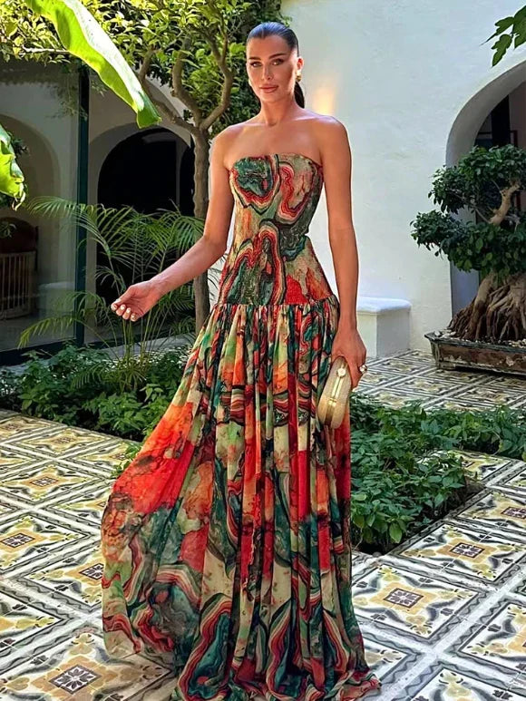 Vestido Marta™ - Elegancia floral vibrante para momentos especiales (imagen 2)