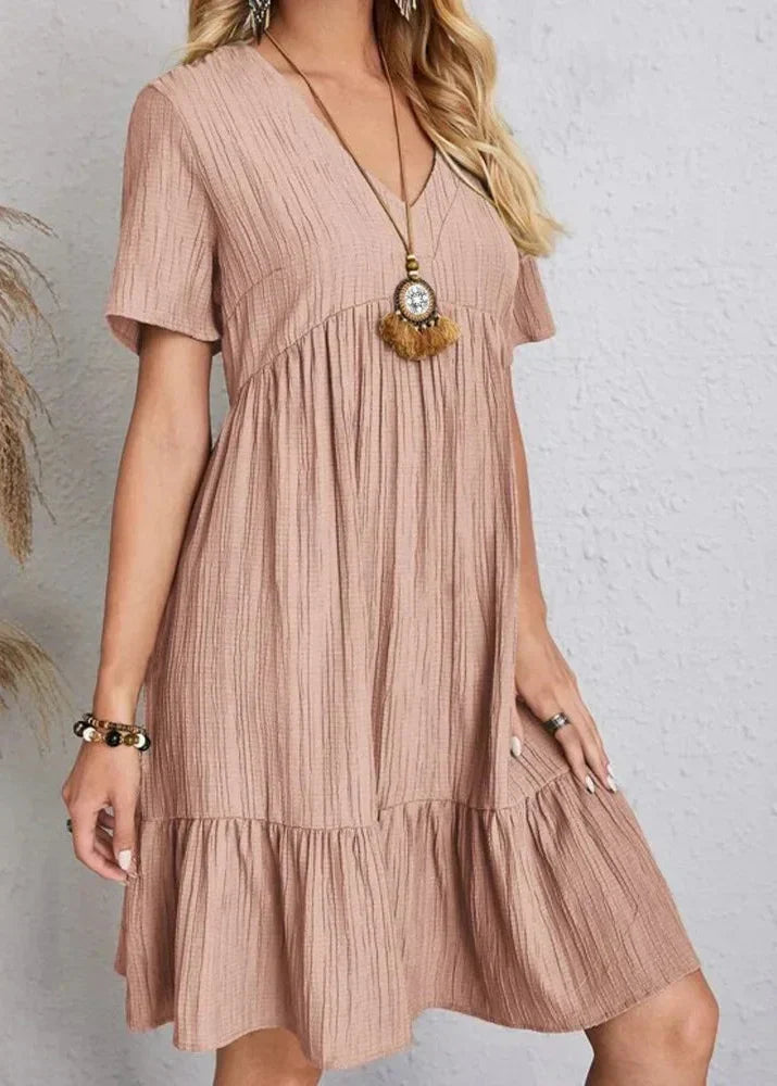 Corte elegante que disimula el vientre — modelo Vestido Vera™ (imagen 10)