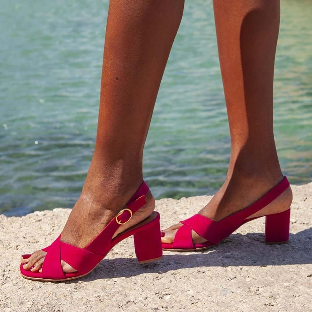 Sandalias azules de verano — modelo Celeste (imagen 2)