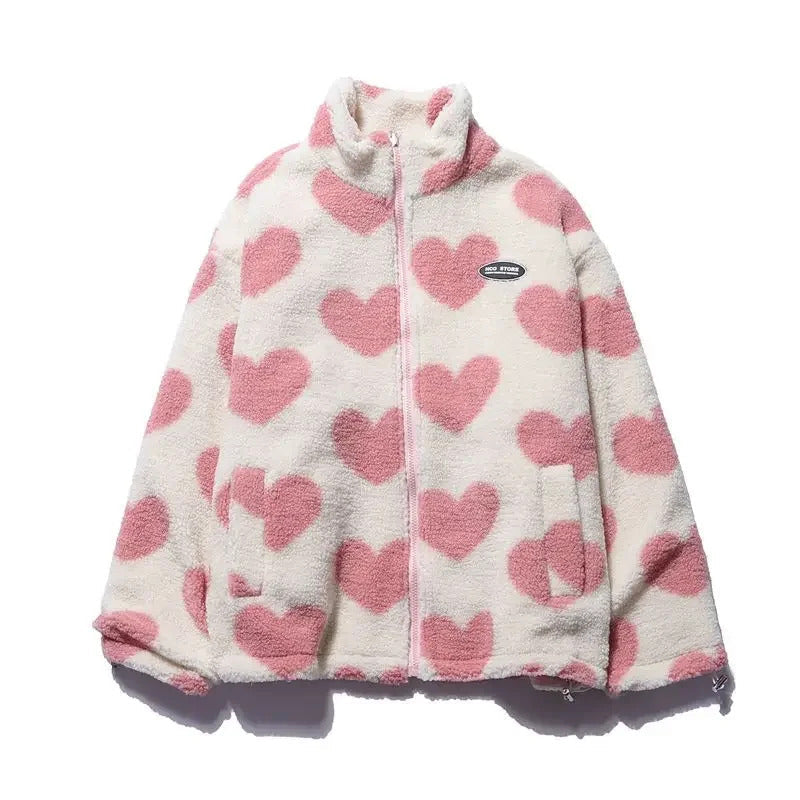 Chaqueta Reversible con Corazones — modelo Rosa™ (imagen 5)