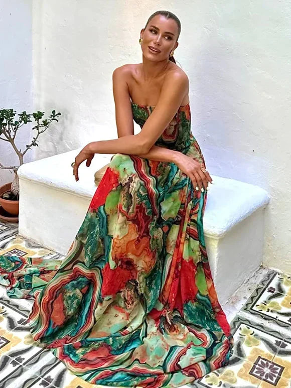 Vestido Marta™ - Elegancia floral vibrante para momentos especiales (imagen 5)