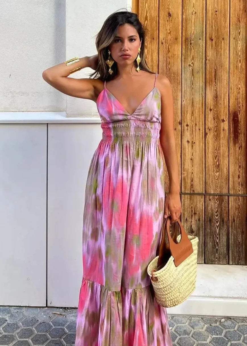 Frescura y elegancia floral — modelo Vestido Andrea™