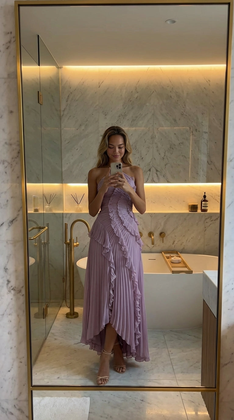 Estilo relajado con toque romántico — modelo Vestido Lavanda™ (imagen 7)