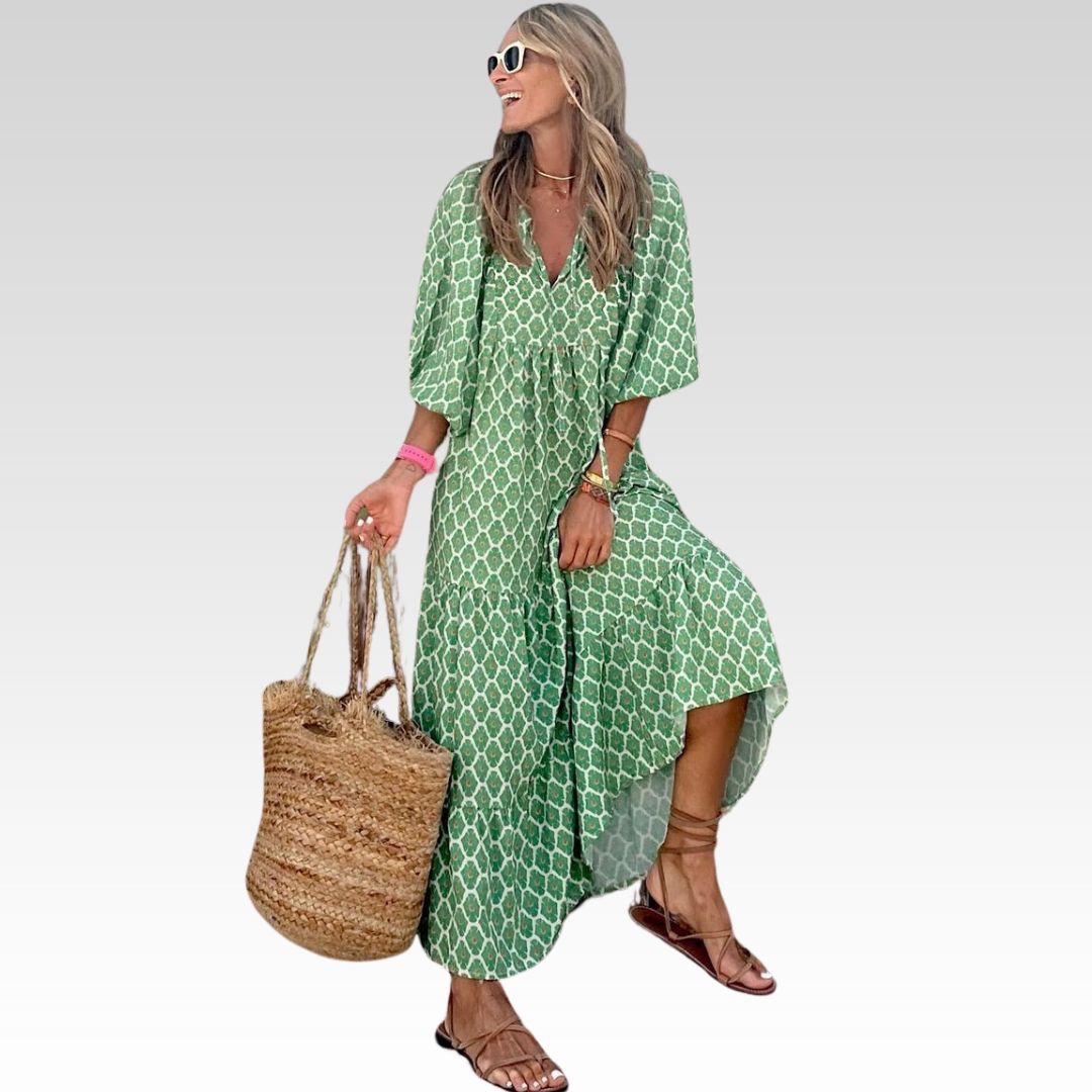 Vestido largo boho — modelo Isabel™ (imagen 5)