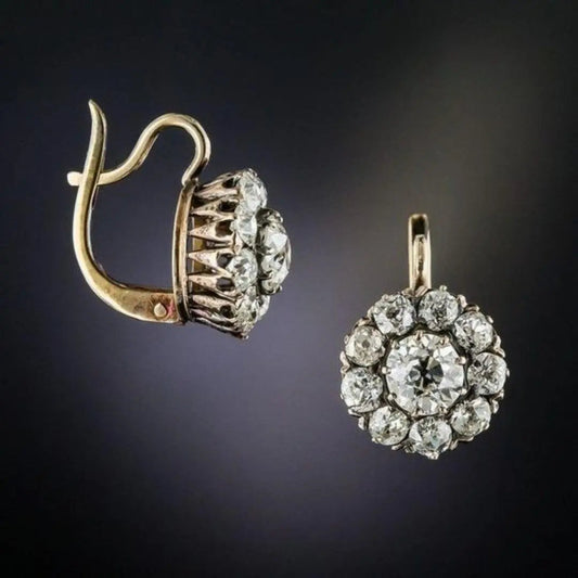 Pendientes vintage dorados
