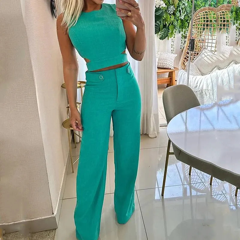 Conjunto Top & Pantalón — modelo Lidia (imagen 5)