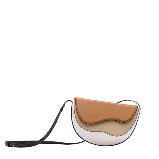 Bolso pequeño con solapa ondulada — modelo Chiara