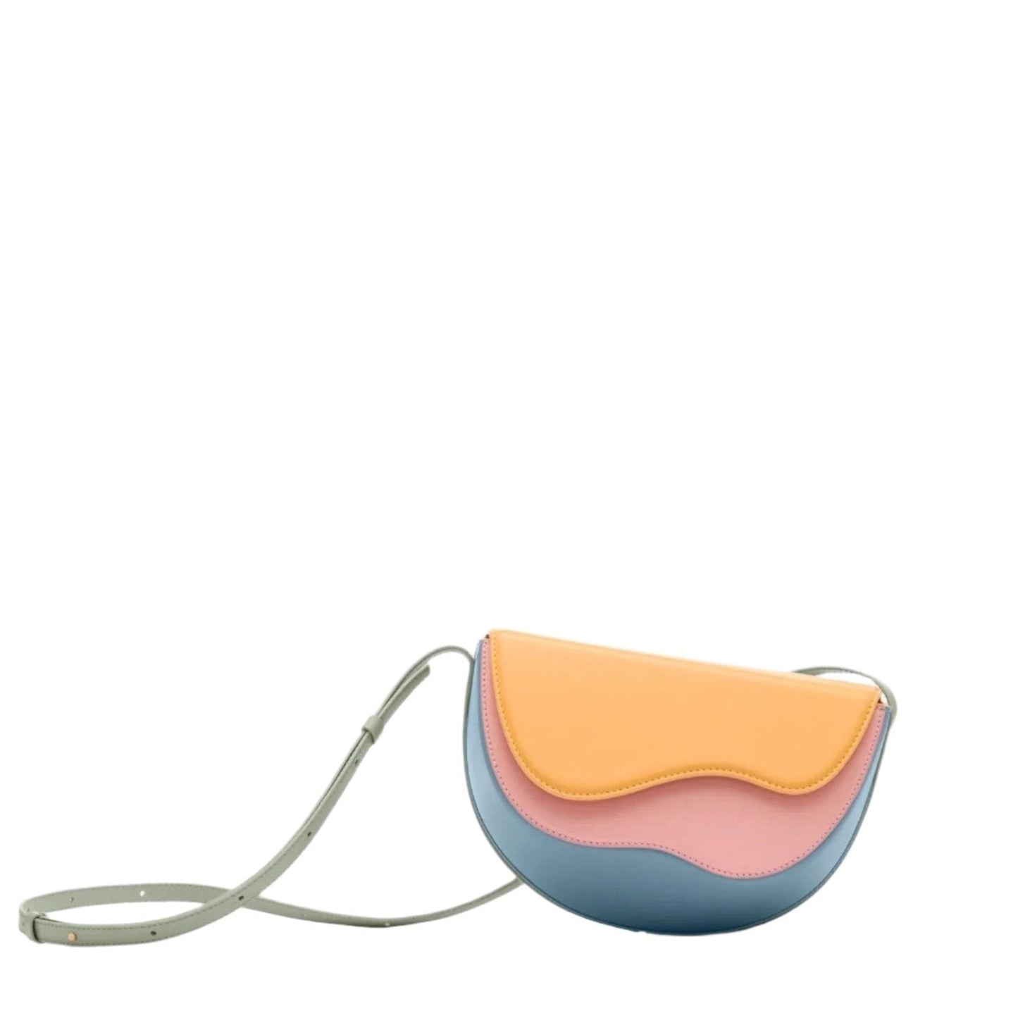 Bolso pequeño con solapa ondulada — modelo Chiara (imagen 4)