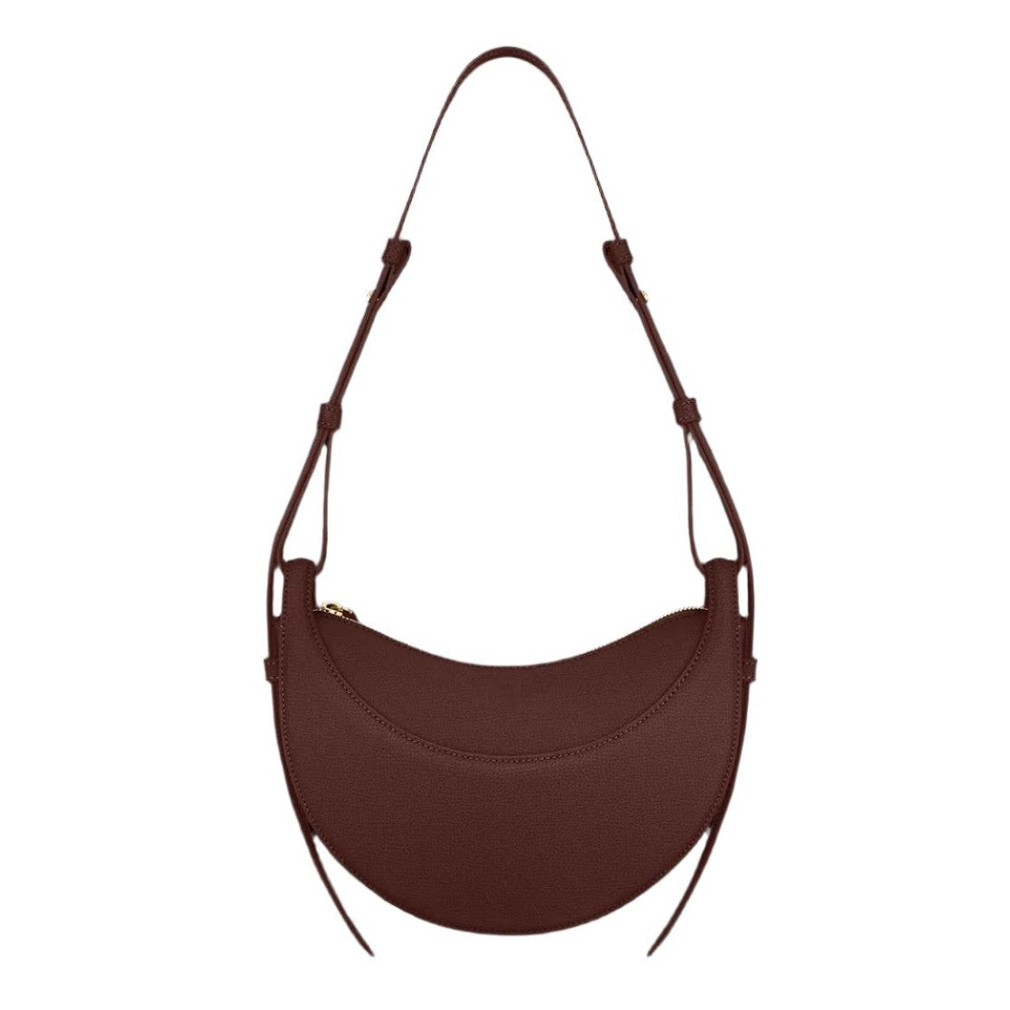 Bolso media luna con asa ajustable — modelo Amara