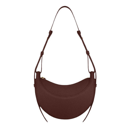 Bolso media luna con asa ajustable — modelo Amara
