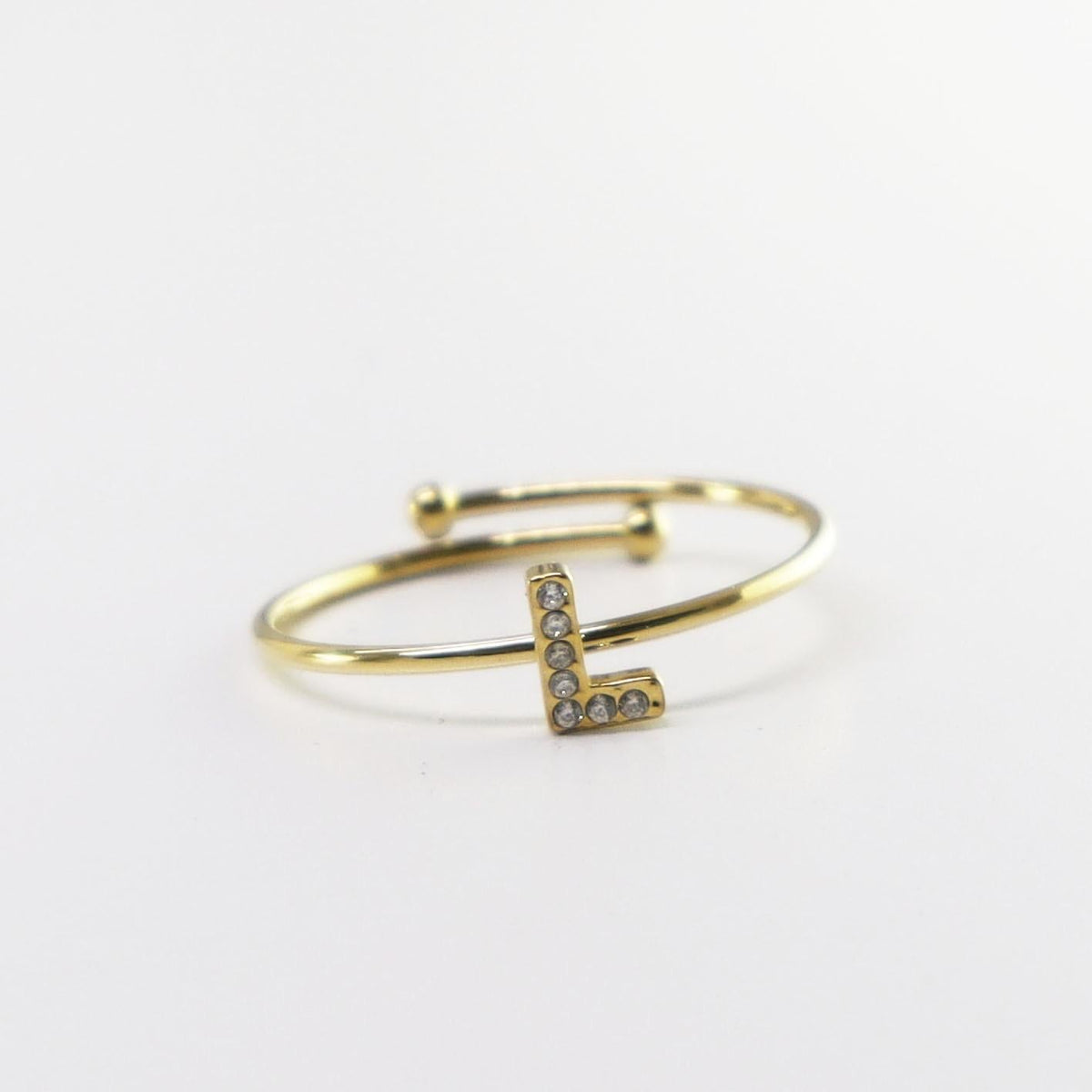 Lux — modelo Anillo personalizado con letra (imagen 12)