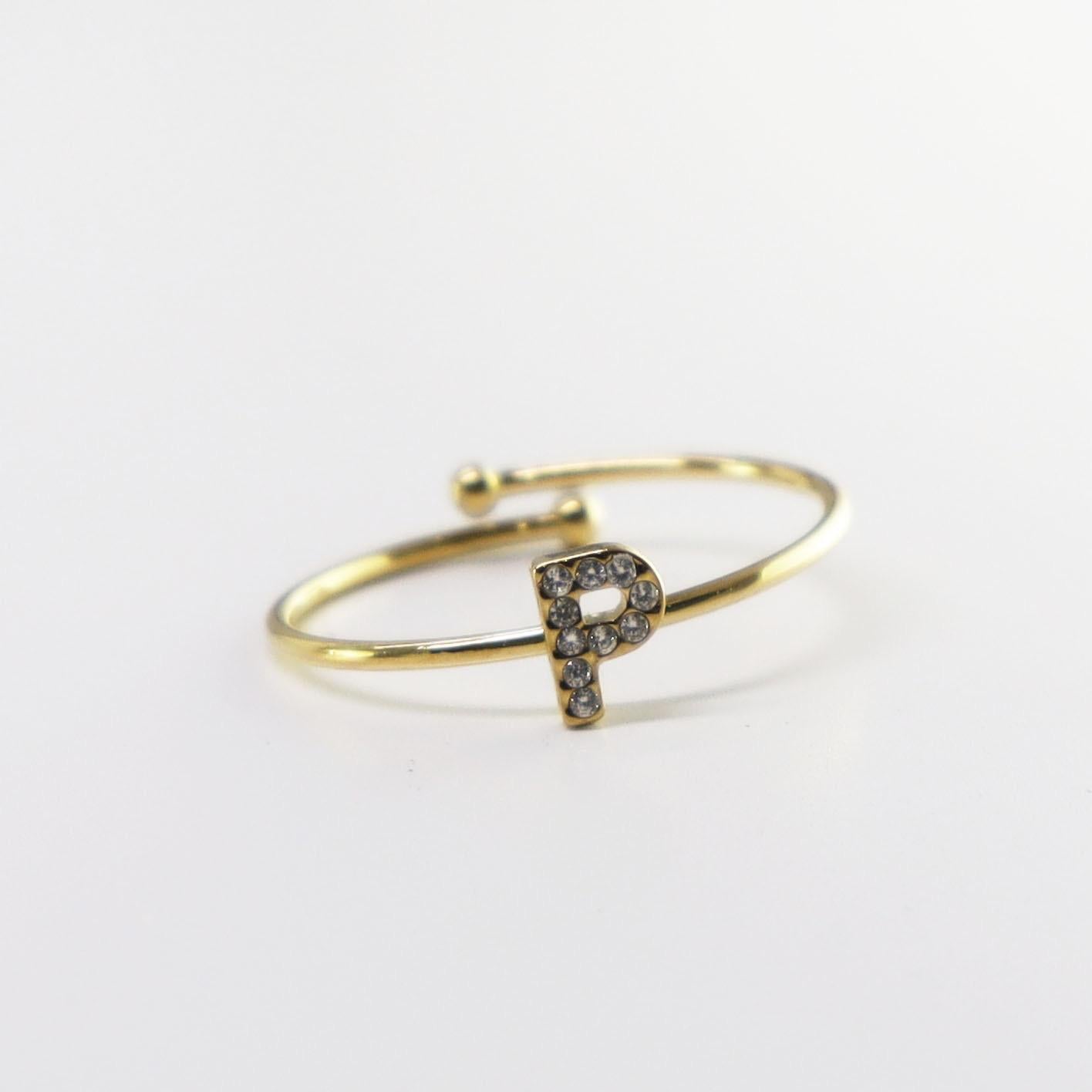 Lux — modelo Anillo personalizado con letra (imagen 16)