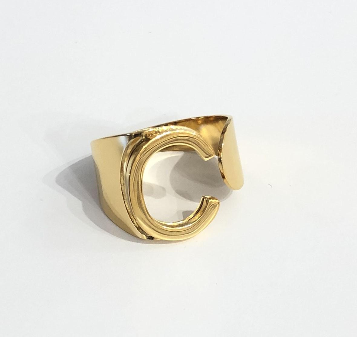 Scar — modelo Anillo personalizado con inicial (imagen 3)