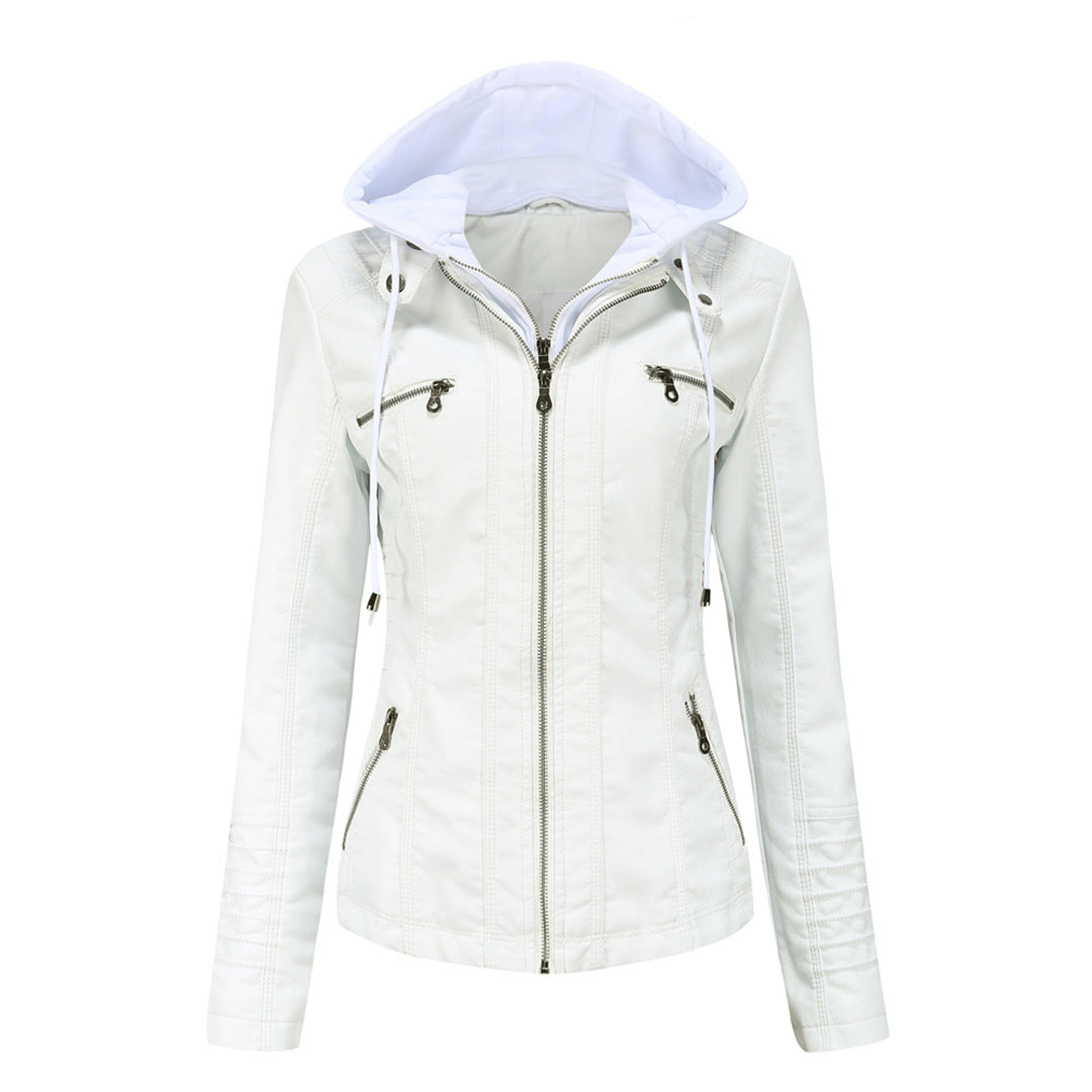 Chaqueta de Piel con Capucha — modelo Jimena (imagen 4)