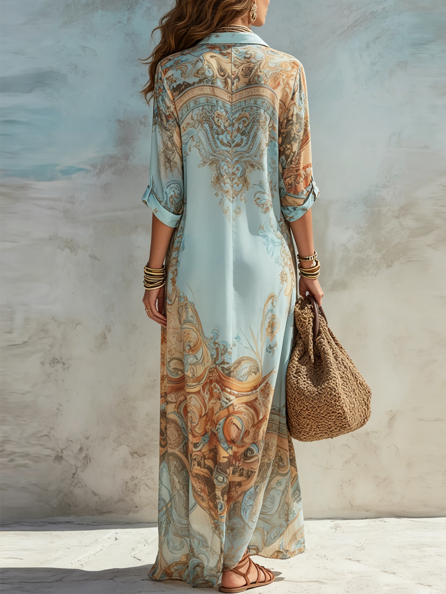 Camisero Mediterráneo — modelo Vestido Lorna™ (imagen 4)