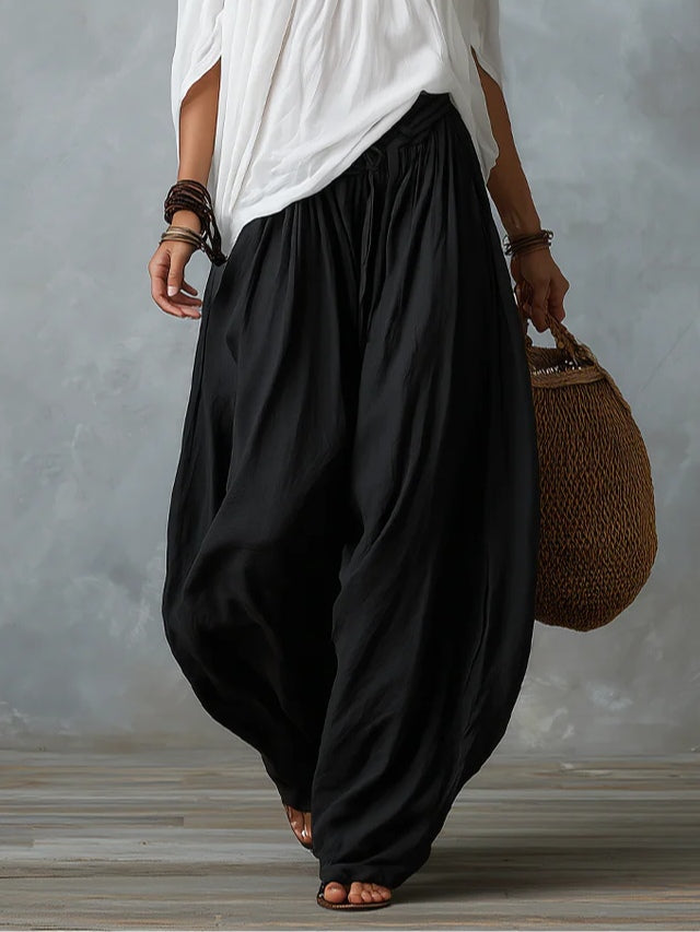 Luna · Conjunto de hombros descubiertos y pantalón fluido (imagen 8)