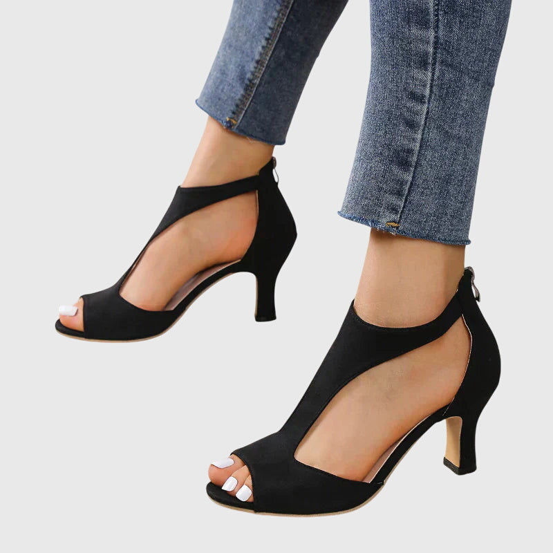Sandalia de tacón acolchada — modelo Catalina (imagen 6)