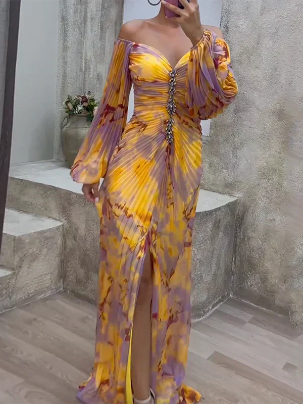 Vestido Paula™ - Vestido Chic floral con Escote en V (imagen 2)