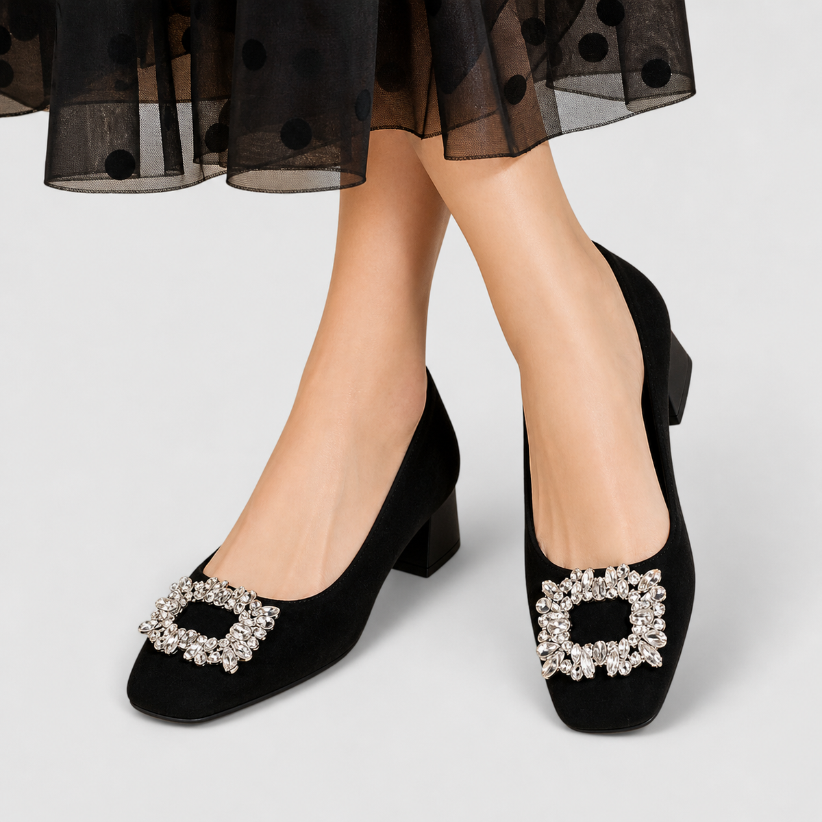 Tacones cómodos con plantilla acolchada — modelo Julianyssa (imagen 3)