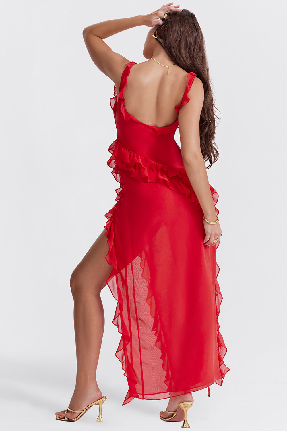 Vestido con volantes y encanto — modelo Vestido Cia™ (imagen 10)