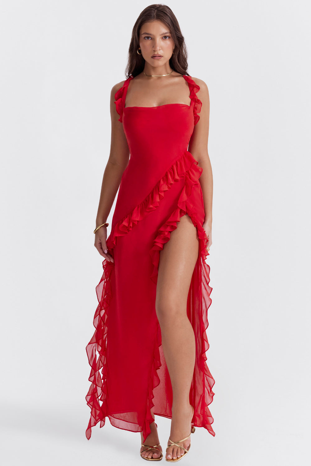 Vestido con volantes y encanto — modelo Vestido Cia™ (imagen 2)