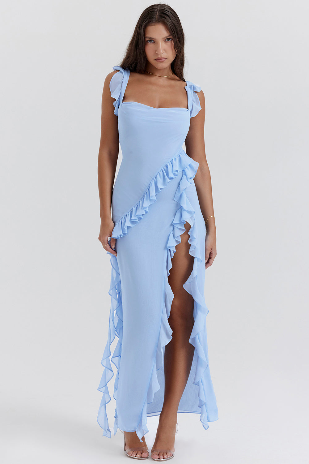 Vestido con volantes y encanto — modelo Vestido Cia™ (imagen 3)