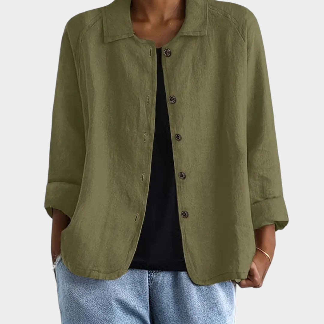Chaqueta de lino — modelo Sofia™ (imagen 8)
