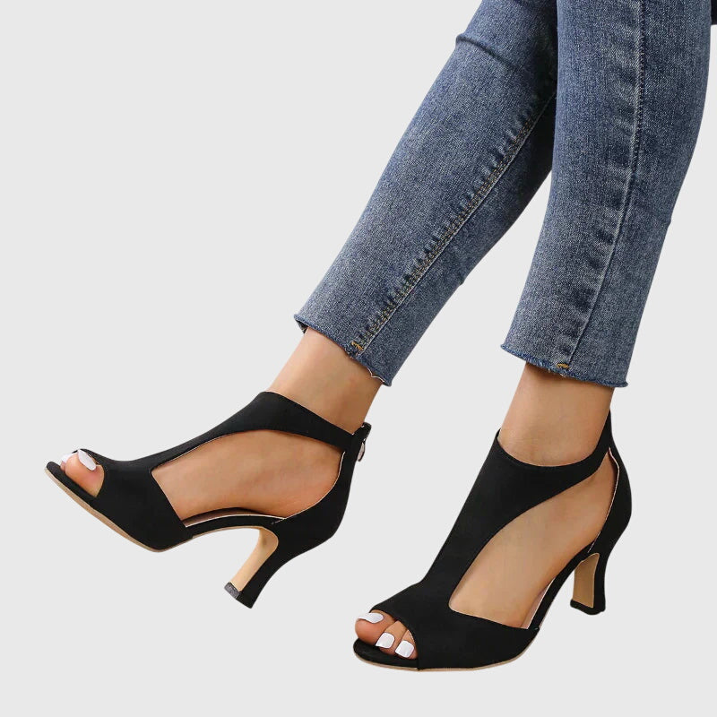 Sandalia de tacón acolchada — modelo Catalina (imagen 8)