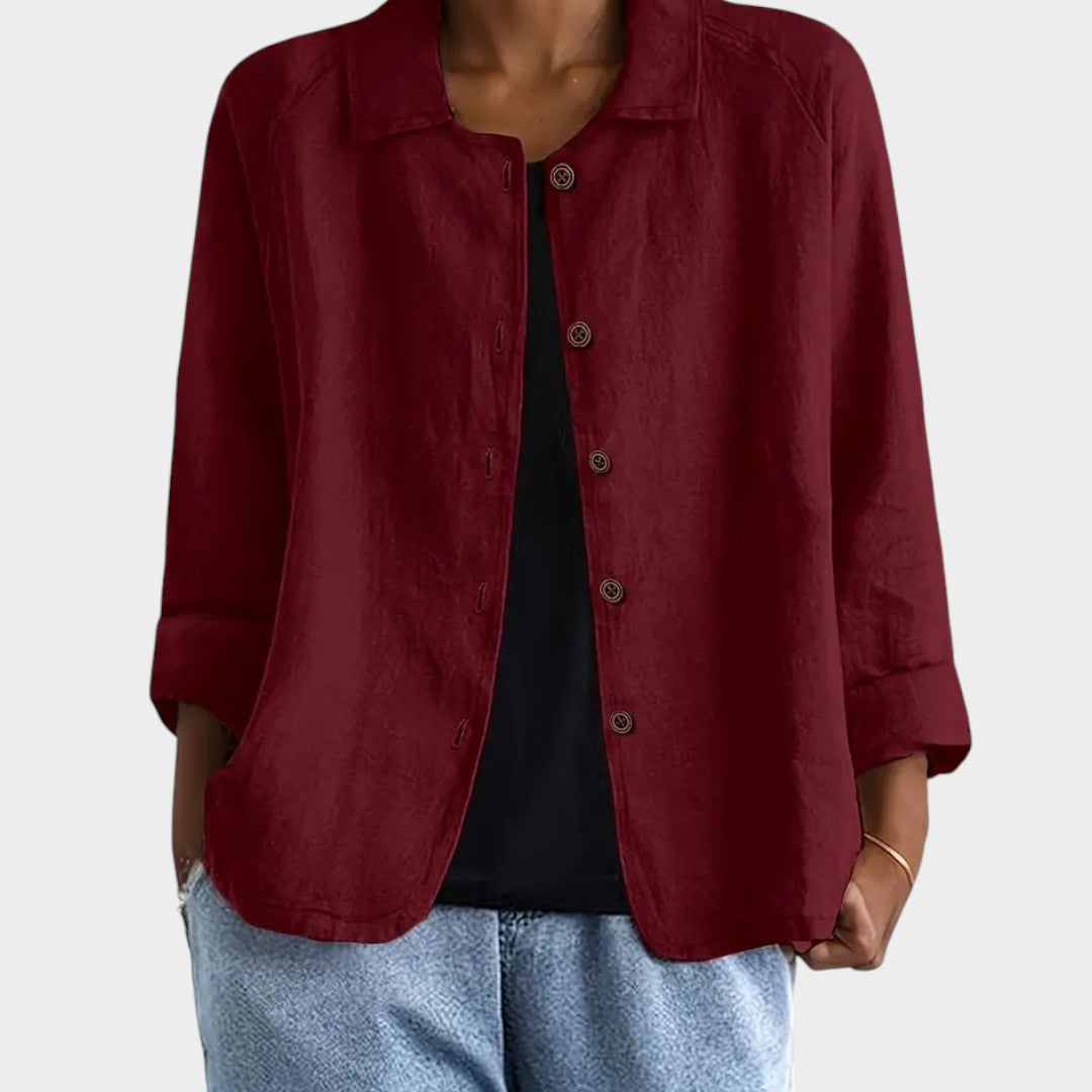 Chaqueta de lino — modelo Sofia™ (imagen 5)