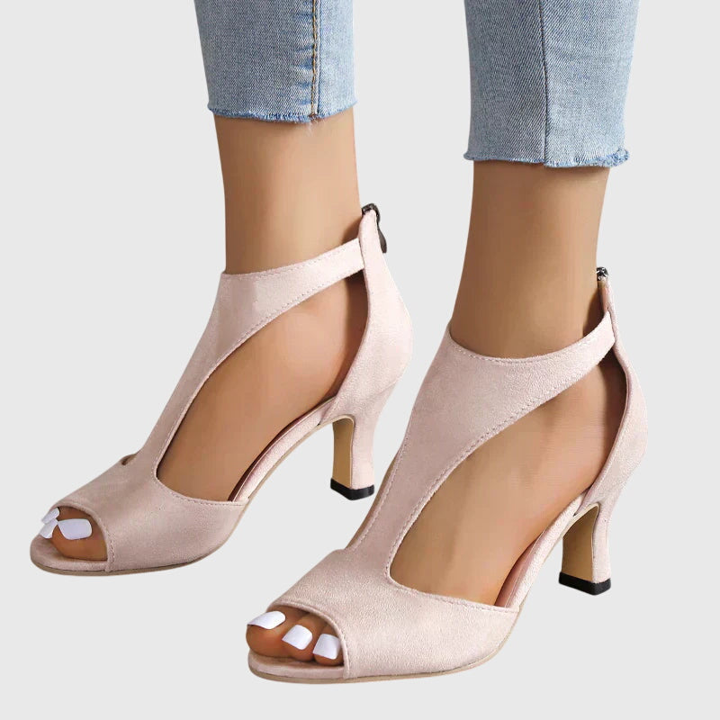 Sandalia de tacón acolchada — modelo Catalina (imagen 4)