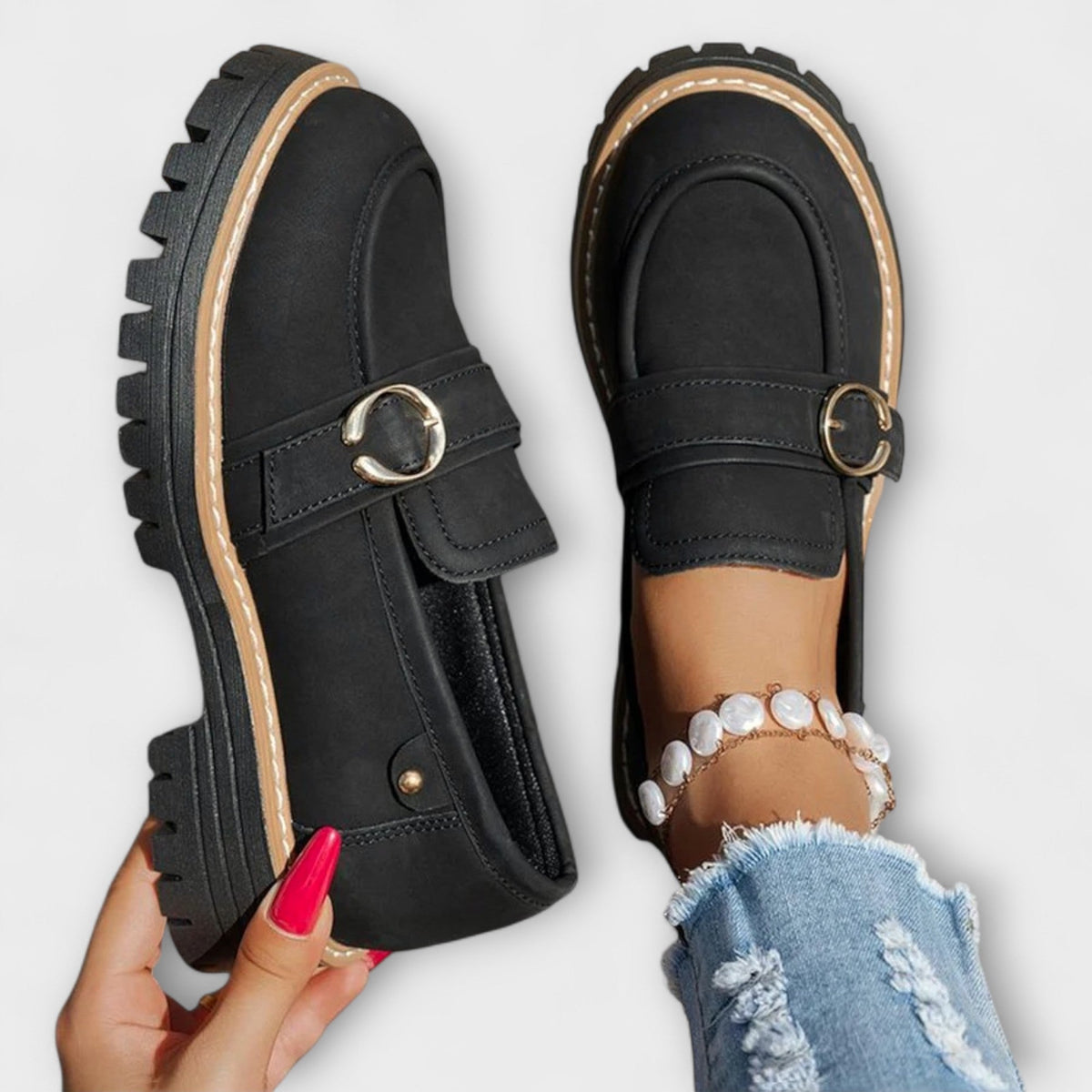 Mocasines Casual de Punta Redonda — modelo Lora™ (imagen 4)