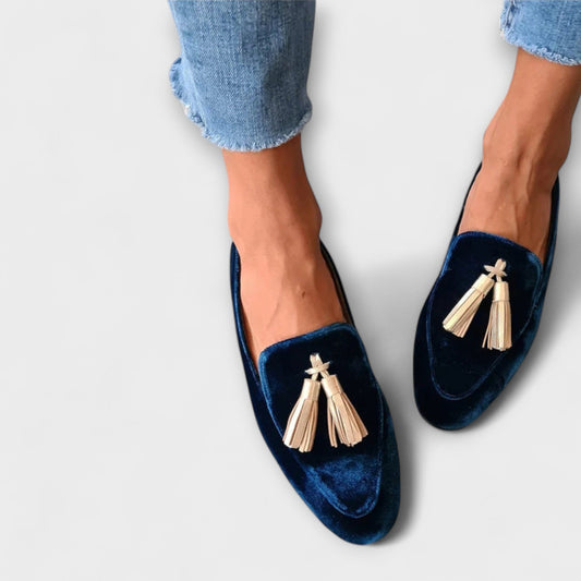 Mocasines Vintage con Flecos — modelo Quinnlyn™