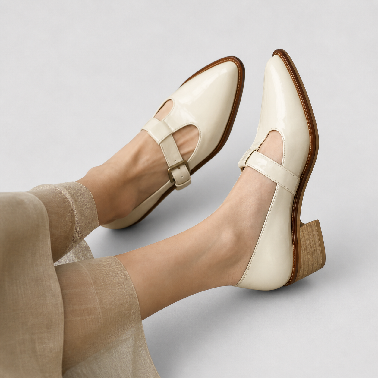 Zapatos Mary Jane acolchados — modelo Mia