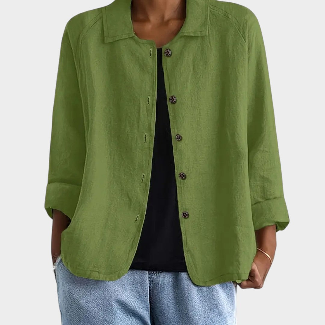 Chaqueta de lino — modelo Sofia™ (imagen 6)