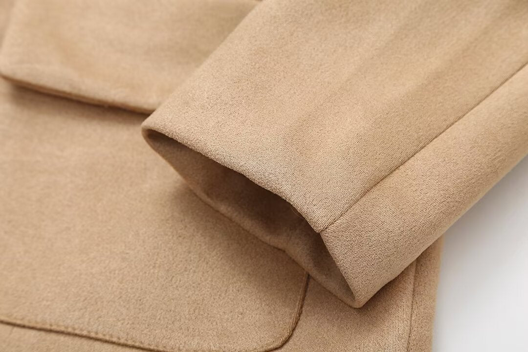 Chaqueta De Piel Serraje — modelo Lucia (imagen 12)