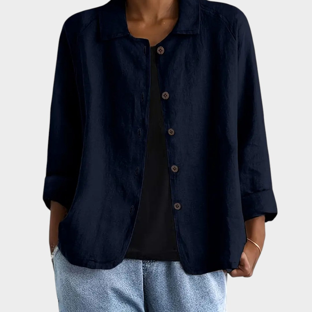 Chaqueta de lino — modelo Sofia™ (imagen 7)