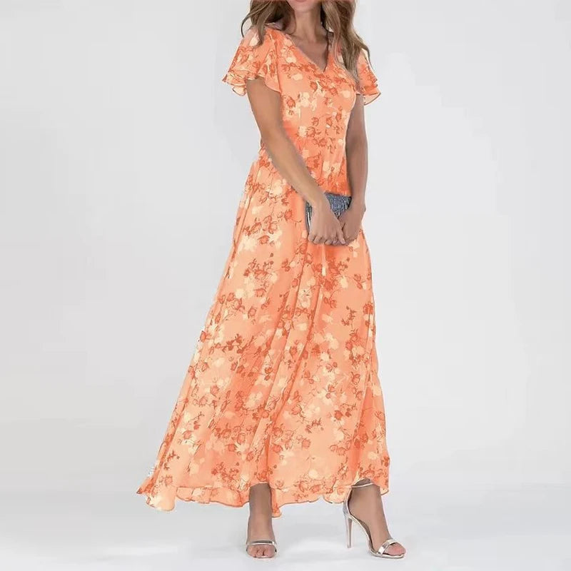 Silueta floral con acabado impecable — modelo Vestido Daniela™