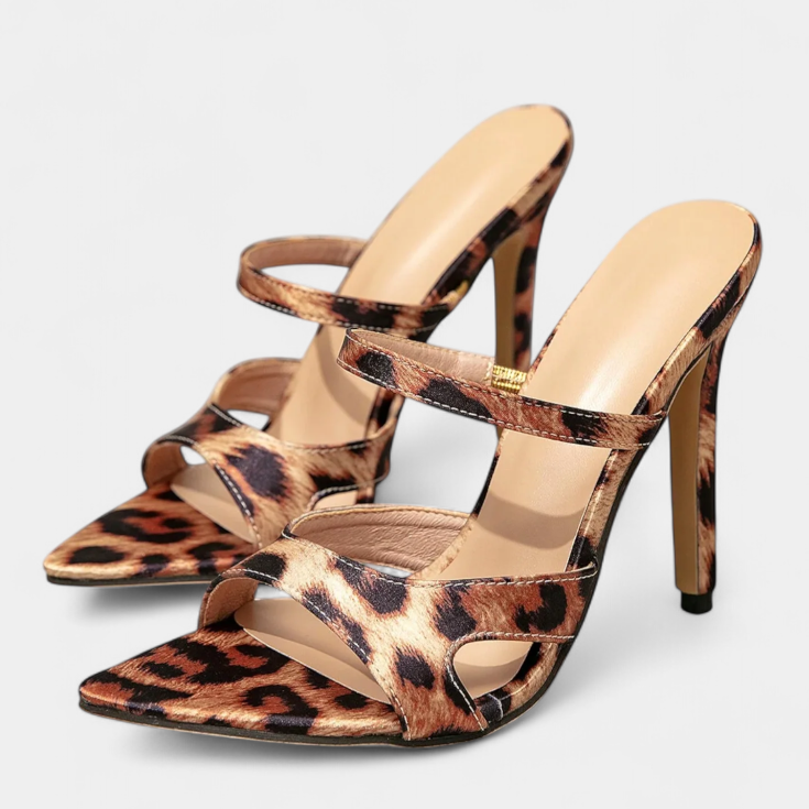 Tacón stiletto de punta elegante — modelo Annai