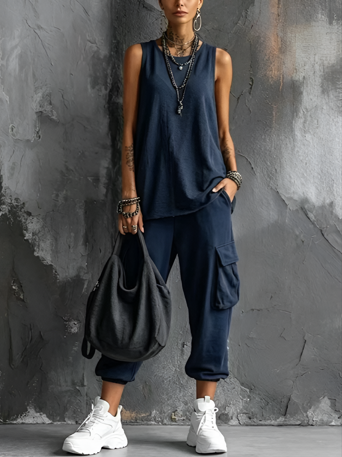 Conjunto casual de confort urbano — modelo Valentina (imagen 5)