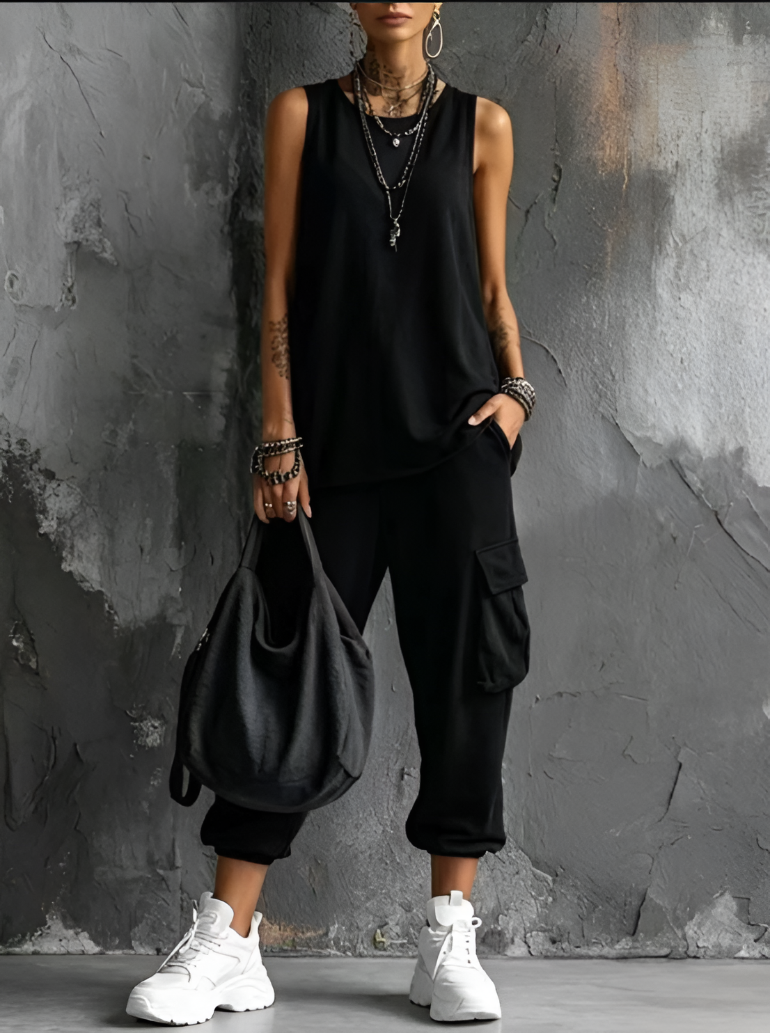 Conjunto casual de confort urbano — modelo Valentina (imagen 3)