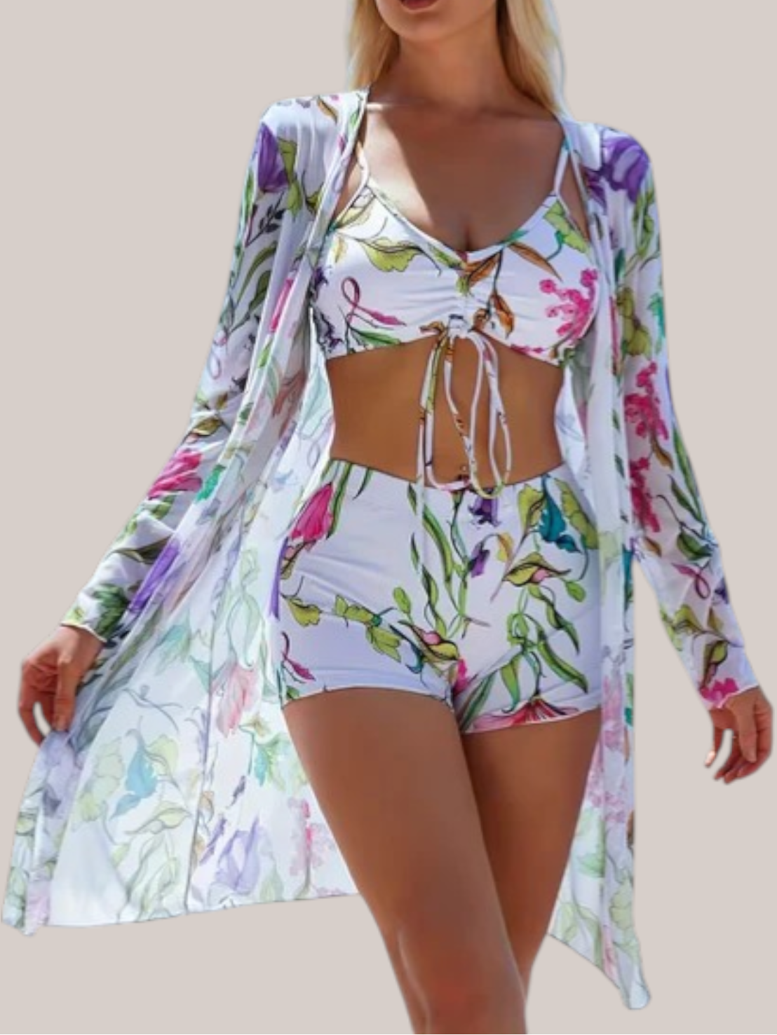 Tres Piezas — modelo Bikini Milazzo